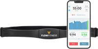 Flow Fitness BlueTooth Borstband / Hartslagband-3
