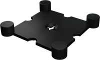 Flow Fitness Profil d'angle dalle en caoutchouc - 20 x 20 x 2 cm-3
