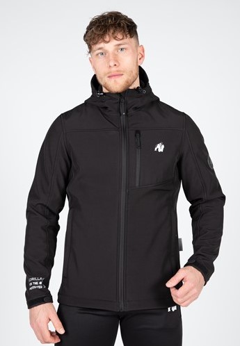 Gorilla Wear Foster Softshell Jas - Zwart - S