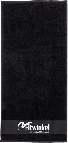 Fitwinkel Handdoek - 100 x 50 cm - Zwart