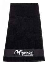 Fitwinkel Handdoek - 100 x 50 cm - Zwart-2