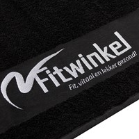 Fitwinkel Handdoek - 100 x 50 cm - Zwart
