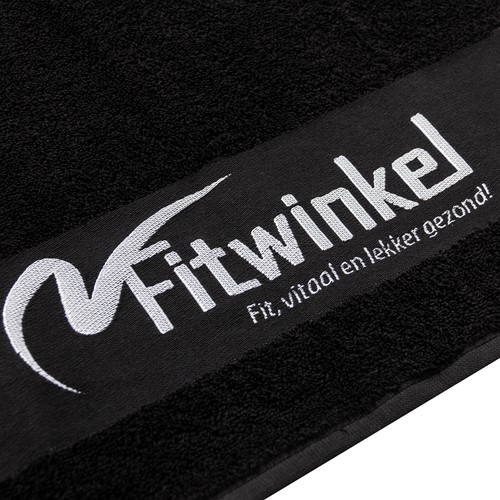 Fitwinkel Handdoek - 100 x 50 cm - Zwart