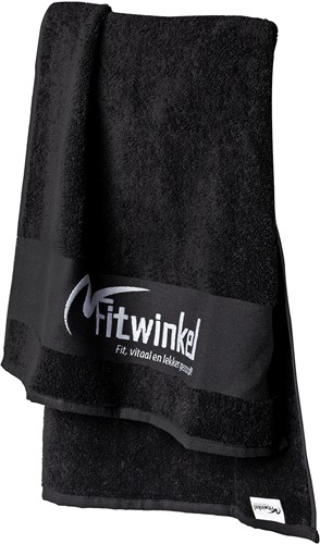 Fitwinkel Handdoek - 100 x 50 cm - Zwart