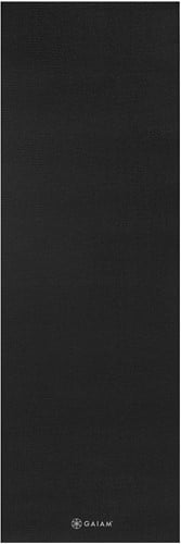 Gaiam Yoga Mat - Zwart - 4 mm
