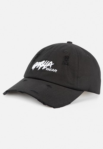 Gorilla Wear Galway Distressed Cap - Pet - Zwart