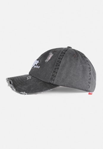 Gorilla Wear Galway Distressed Cap - Pet - Washed Grijs-2
