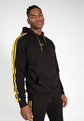 Gorilla Wear Banks Oversized Hoodie - Noir/Yellow