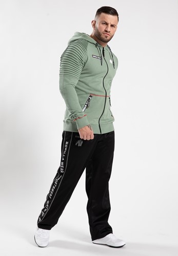 Gorilla Wear Georgia Zipped Hoodie - Groen-3
