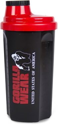 Gorilla Wear Shaker 700ML - Noir/Rouge