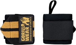 Gorilla Wear Wrist Wraps PRO - Noir/Or