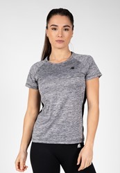 Gorilla Wear Monetta Performance T-Shirt - Gris Melange/Noir