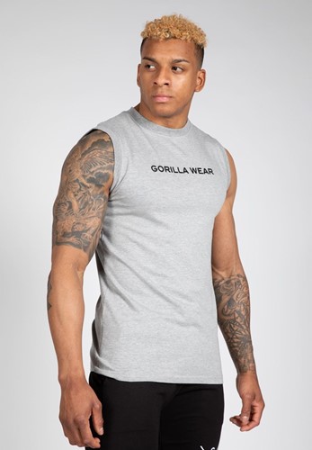 Gorilla Wear Sorrento Mouwloos T-shirt - Grijs