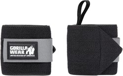 Gorilla Wear Wrist Wraps BASIC - Noir/Gris