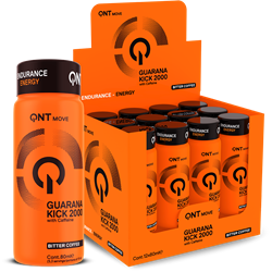 QNT Guarana Kick 2000 mg - Bitter Coffee - 12 x 80 ml