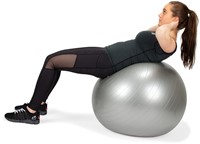 VirtuFit Anti-Burst Fitnessbal Pro - Gymbal - Swiss Ball - met Pomp - Grijs - 85 cm-3