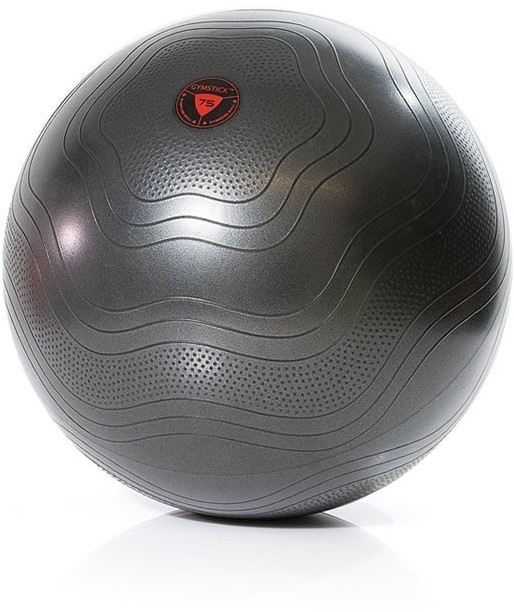 Ballon de yoga avec pompe à main 75 cm, gris