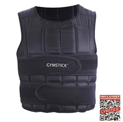 Gilet de musculation réglable Gymstick - 1 - 20 kg - Avec vidéos d'entraînement en ligne