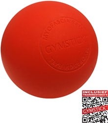 Gymstick MyoFascial Massage Ball avec vidéos d'entraînement