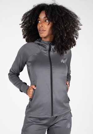 Gorilla Wear Halsey Trainingsjas - Track Jacket - Grijs - S