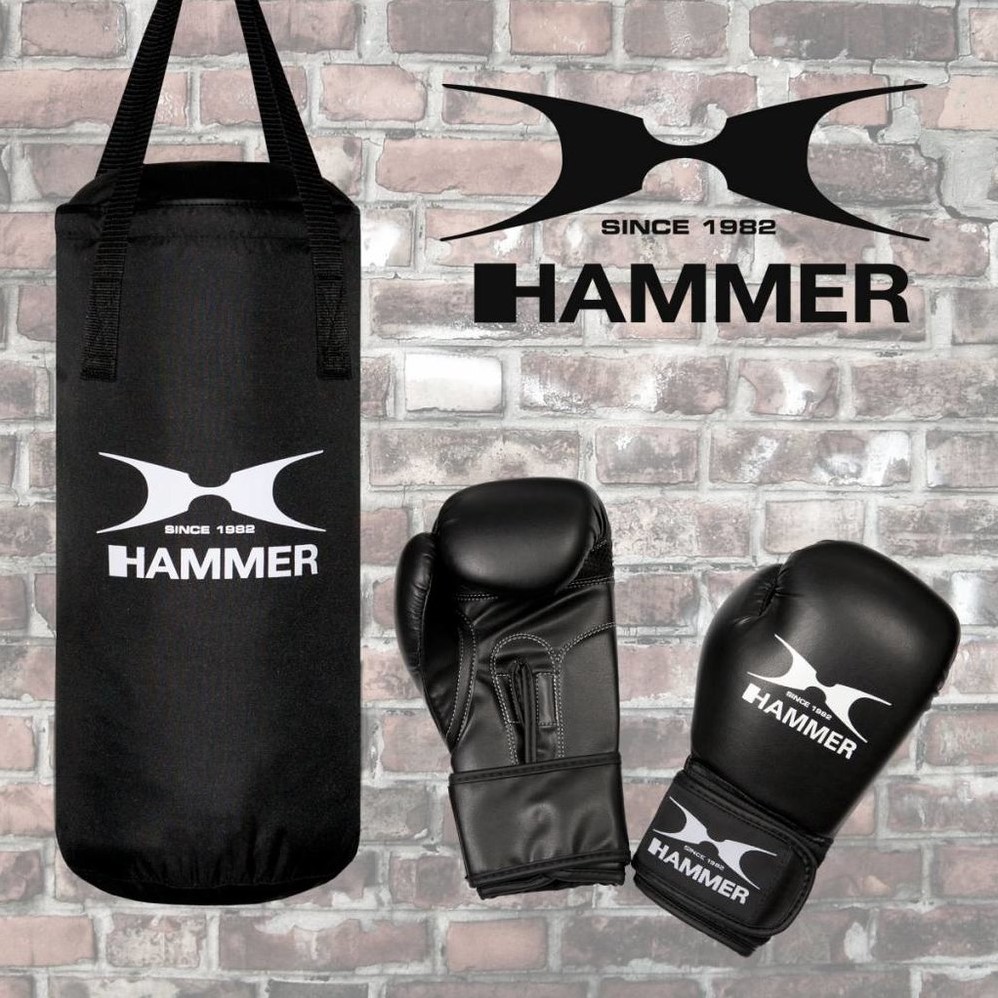 wijsvinger Samengesteld ledematen Hammer FIT Boxing Set Junior - 50 cm Bokszak + 6 oz Bokshandschoenen |  Fitwinkel.be