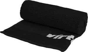 Fit-Flip Microvezel Handdoeken met tas - reishanddoek, strandlaken en sporthanddoek - ultralich, compact & sneldrogend (80x40cm - 1 Stuk, Paars-groene rand