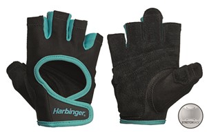 Harbinger Fitness Harbinger Women's Power Stretchback Fitness Handschoenen - Zwart/Blauw - L