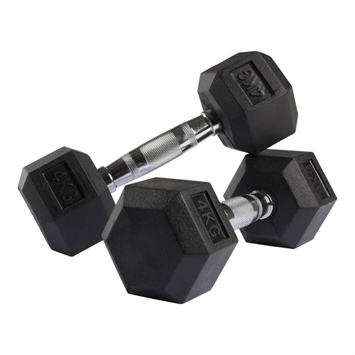 VirtuFit Hexa Dumbbell Pro - 4 kg - Per Stuk-3