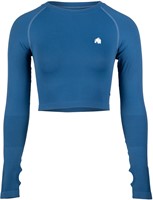 Hilton Seamless Cropped Long Sleeve Blauw