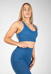 Gorilla Wear Hilton Soutien-gorge de sport sans couture - Bleu