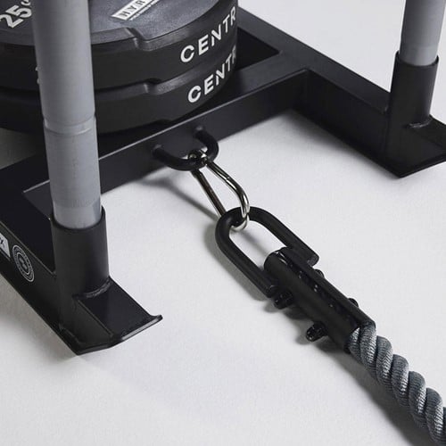 HYROX Power Sled met power rope