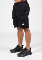 Gorilla Wear Hudson Cargo Sweat Shorts - Zwart - L