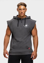Gorilla Wear Huntley Hoodie Sans Manches - Gris