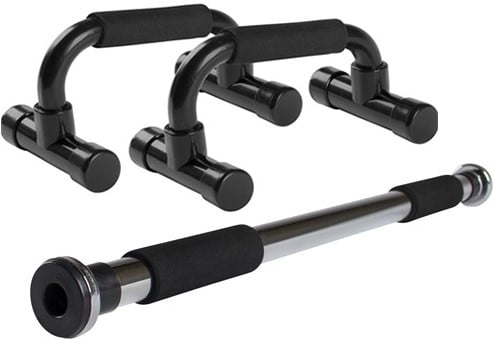 VirtuFit Combideal: Optrekstang + Opdruksteunen