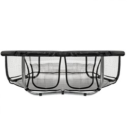 VirtuFit Jupe de Trampoline avec Compartiment de Rangement - Filet de Sécurité - 244 x 366 cm