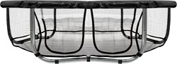 VirtuFit Jupe de Trampoline avec Compartiment de Rangement - Filet de Sécurité - 251 cm