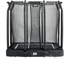 Salta Premium Ground Trampoline met Veiligheidsnet - 214 x 153 cm - Zwart