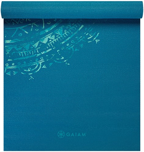 Gaiam Yoga Mat - 4 mm - Jade Mandala
