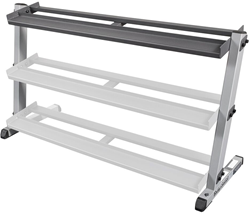 Troisième niveau optionnel pour le support d'haltères Body-Solid Pro.