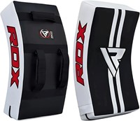 RDX Sports T1 Coussin de Frappe Incurvé - Blanc-2