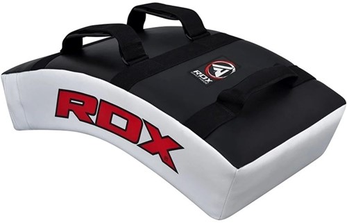 RDX Sports T1 Coussin de Frappe Incurvé - Blanc-3