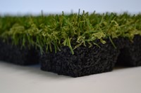 Dalle de Gazon Artificiel en Caoutchouc - 100 x 100 x 2,5 cm - Vert-2