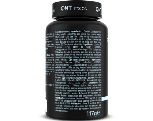 QNT Maxi L-Carnitine - 1000 mg - 90 Tabletten-2