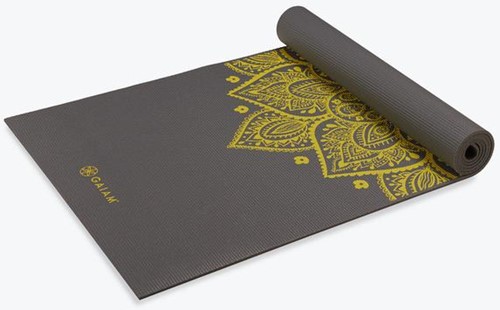 Gaiam Yoga Mat - 6 mm - Citron Sundial-3