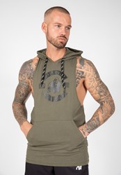 Lawrence Hooded Tank Top - Vert militaire