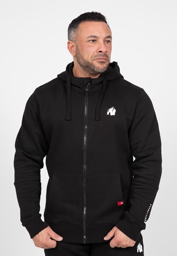 Gorilla Wear Leon Zipped Hoodie - Zwart
