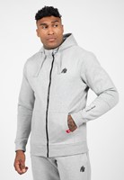 Gorilla Wear Leon Zipped Hoodie - Grijs - M