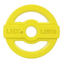 Lifemaxx Studio Pump Disc Halterschijf - 30 mm - 1,25 kg - Geel