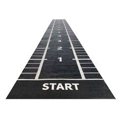Lifemaxx Sprinttrack - Kunstgras - 2 x 15 m - Zwart
