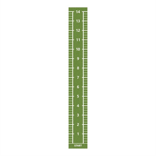 Lifemaxx Sprinttrack - Kunstgras - 2 x 15 m - Groen-3